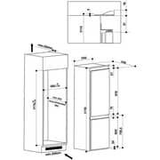 Ariston Bottom Mount Refrigerator 254L White - ARBI54F5282ME