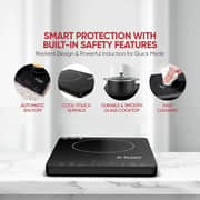 Russell Hobbs 1 Hob Induction Cooker Black - T2