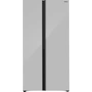 Hitachi Skyline Side By Side Refrigerator 656L Glass Silver - HRSN9713ESGSAE