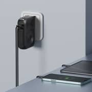 Smartix NomadX Power Bank 10000mAh with Wall Charger Black - SPMPB20C