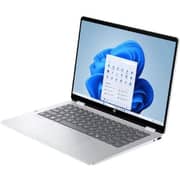 HP OmniBook 5 Flip 2-in-1 Convertible (2026) Laptop - 1st Series / Intel Core 5-120U / 14inch 2K / 512GB SSD / 16GB RAM / Shared Intel Graphics / Windows 11 Home / English & Arabic Keyboard / Glacier Silver / Middle East Version - [14-fp0011nx]