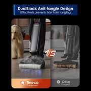 Tineco Floor One S9 Artist Steam Wet Dry Vacuum Cleaner, High-temp Steam Cleaning, 22kPa Suction, 360° SmoothDrive, Anti-Tangle Design, 185°F Flashdry, Long Runtime, 180° Lay-Flat