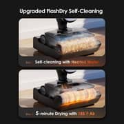 Tineco Floor One S9 Artist Steam Wet Dry Vacuum Cleaner, High-temp Steam Cleaning, 22kPa Suction, 360° SmoothDrive, Anti-Tangle Design, 185°F Flashdry, Long Runtime, 180° Lay-Flat
