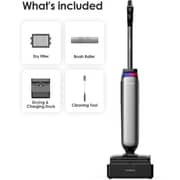 Tineco Floor One S9 Artist Steam Wet Dry Vacuum Cleaner, High-temp Steam Cleaning, 22kPa Suction, 360° SmoothDrive, Anti-Tangle Design, 185°F Flashdry, Long Runtime, 180° Lay-Flat
