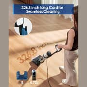 Tineco FLOOR ONE S6 Stretch Steam Corded Wet Dry Vacuum Steam Mop All-in-One, BoostSteam, 160℃ High-temp Steam Cleaning, 180° Lay-Flat, Anti-Tangle Design, FlashDry Self-cleaning