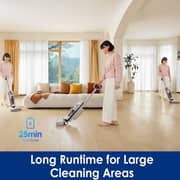 Tineco iFLOOR Y2 Wet Dry Vacuum Cleaner, 1 Litre Water Tank, Edge Cleaning, Anti Tangle for Pet Hair, 25 Minutes Running Time, Self-Cleaning Suction Mop Mop, Lightweight