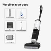 Tineco Floor One S5 Max, Wet & Dry vacuum clearner, Stronger cleaning power 22K PA Suction , spotless everywhere , Anti - Tangle Design , Flashdry 85°C/5min​s , Lay Flat , Dual Edge Cleaning , Runtime up to 45 Mins