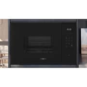 Siemens iQ500 Built-in Microwave with Grill 59x38cm Black - BE555LMB2M