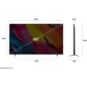 LG 86inch QNED70 4K QNED AI Smart Televison (2025 Model) - 86QNED70A6A