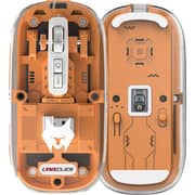 LynxClick Transparent Wireless Mouse Amber Clay - LC 001