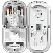 LynxClick Transparent Wireless Mouse Frost Pearl - LC 001