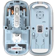 LynxClick Transparent Wireless Mouse Arctic Mist - LC 001