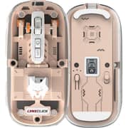 LynxClick Transparent Wireless Mouse Rose Dune - LC 001