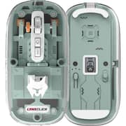 LynxClick Transparent Wireless Mouse Sage Alloy - LC 001