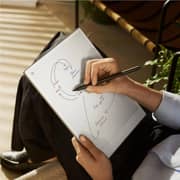 reMarkable Paper Pro Tablet 11.8-inch & Marker Plus Pen with Eraser and a Book Folio Cover in Black Leather