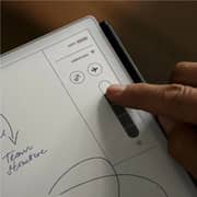 reMarkable Paper Pro Tablet 11.8-inch & Marker Plus Pen with Eraser and a Book Folio Cover in Black Leather