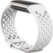 Fitbit Charge 5 Sport Watch Band Frost White - FB181SBWTS