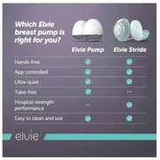 Elvie Electric Breast Pump White/Clear - EP01-01-N1