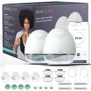 Elvie Double Breast Pump White/Clear - EP01-02-N1
