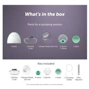 Elvie Double Breast Pump White/Clear - EP01-02-N1