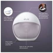 Elvie Curve Manual Breast Pump White/Clear - EC01-01
