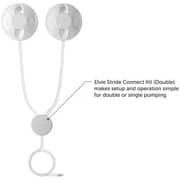 Elvie Stride Double Breast Pump Connect Kit White - EB01-CON02-EU