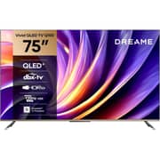 تلفزيون دريم الذكي بشاشة QLED دقة 4K مقاس 75 بوصة، نظام تشغيل Google TV (موديل 2026) 75Q100