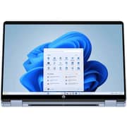 HP OmniBook 5 Flip 2-in-1 Convertible (2026) Laptop - 1st Series / Intel Core 3-100U / 14inch 2K / 512GB SSD / 8GB RAM / Shared Intel Graphics / Windows 11 Home / English & Arabic Keyboard / Glacier Silver / Middle East Version - [14-fp0016nx]