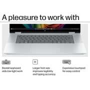HP OmniBook X Flip 2-in-1 Convertible (2026) Laptop - 2nd Series / Intel Core U7-256V / 16inch 3K / 1TB SSD / 16GB RAM / 8GB Intel Arc 140V GPU / Windows 11 Home / English & Arabic Keyboard / Glacier Silver / Middle East Version - [16-as0001nx]