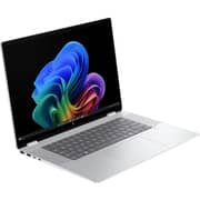 HP OmniBook X Flip 2-in-1 Convertible (2026) Laptop - 2nd Series / Intel Core U7-256V / 16inch 3K / 1TB SSD / 16GB RAM / 8GB Intel Arc 140V GPU / Windows 11 Home / English & Arabic Keyboard / Glacier Silver / Middle East Version - [16-as0001nx]