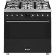 Smeg 6 Burner Gas Hob 90cm Matte Black - C9GMMB2