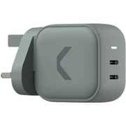 Commo USB-C Wall Charger 45W Grey - AECWC452CCGR