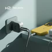 Commo USB-C Wall Charger 45W Grey - AECWC452CCGR