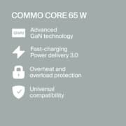 Commo Dual Port Wall Charger 65W Grey - AECWC65A2CCGR