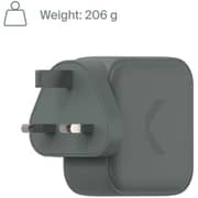 Commo Dual Port Wall Charger 100W Grey - AECWC100A3CCGR