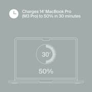 Commo Dual Port Wall Charger 100W Grey - AECWC100A3CCGR