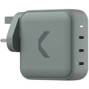 Commo 3 Port Wall Charger 140W Grey - AECWC1403CCGR