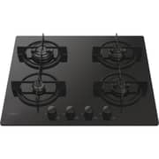Candy Built-in 4 Burners Gas Hob 60cm Black Glass - CVW6BBMAR