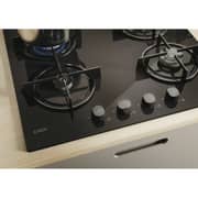 Candy Built-in 4 Burners Gas Hob 60cm Black Glass - CVW6BBMAR