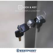 Westpoint Single Door Refrigerator 120L Silver - WROH-1825ES