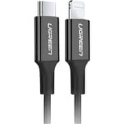 سلك متين يوجرين من Type-C إلى Lightning بطول 2 متر لون أسود 60752