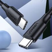 سلك متين يوجرين US286 من Type-C إلى Type-C بطول 3 متر لون أسود 60788