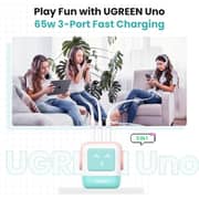 Ugreen Uno 3-Port GaN Fast Charger Pink/Blue - CD361