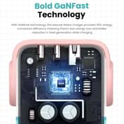 Ugreen Uno 3-Port GaN Fast Charger Pink/Blue - CD361