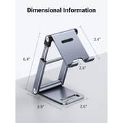 Ugreen LP263 Foldable Desktop Phone Stand - Grey - LP263