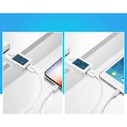 سلك متين يوجرين من USB-A إلى Lightning بطول 1 متر لون أبيض US155