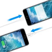 سلك متين يوجرين من USB-A إلى Lightning بطول 1 متر لون أبيض US155