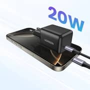 شاحن جداري يوجرين بمنفذ USB-C لون أسود X512