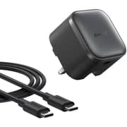 شاحن أنكر نانو مع سلك USB-C لون أسود B2692K11