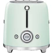 Smeg 50's Style 2 Slice Toaster - TSF01PGUK + Electric Kettle KLF03PGUK